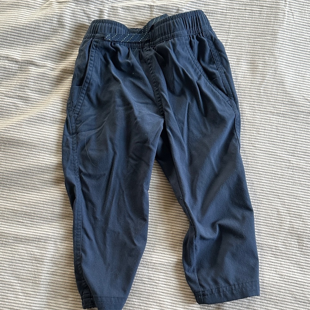 REI Navy Kids Elastic Waist Casual Pants
